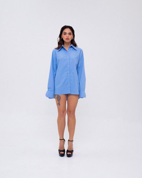 Cotton dress shirt "Friends" for women TB-CSF-BL фото