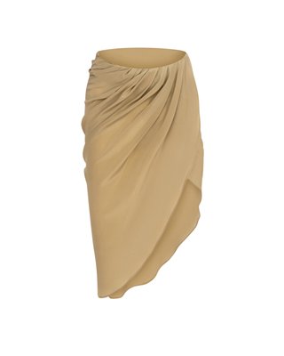 Шелковая юбка миди "Aphrodite" TB-SSA-F-GR фото