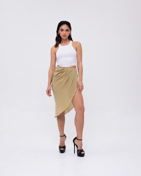 Silk midi skirt "Aphrodite" TB-SSA-F-GR фото