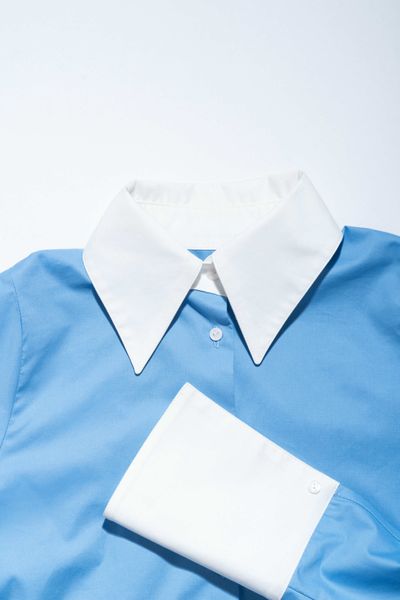 Cotton shirt "Monday" for women TB-CSM-BL фото