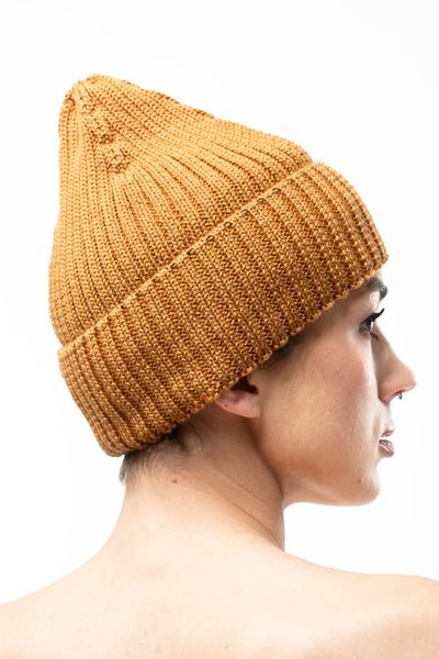 Merino wool beanie "Caramel" TB-KMH-C фото