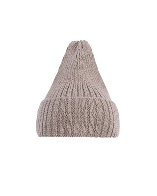 Merino wool beanie "Dark Beige" TB-KMH-DB фото