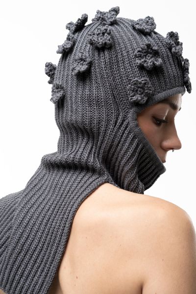 Merino wool balaclava "Snowy" TB-BMWSW-GR фото