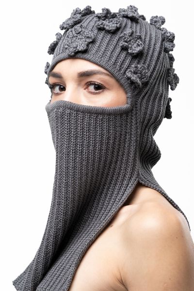 Merino wool balaclava "Snowy" TB-BMWSW-GR фото